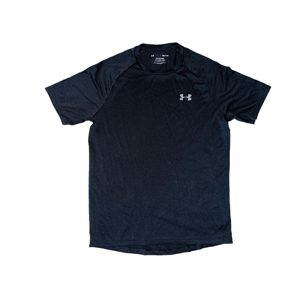 F1 Under ARMOUR UA Black Short‎ Sleeve Shirt Size Small men's workout